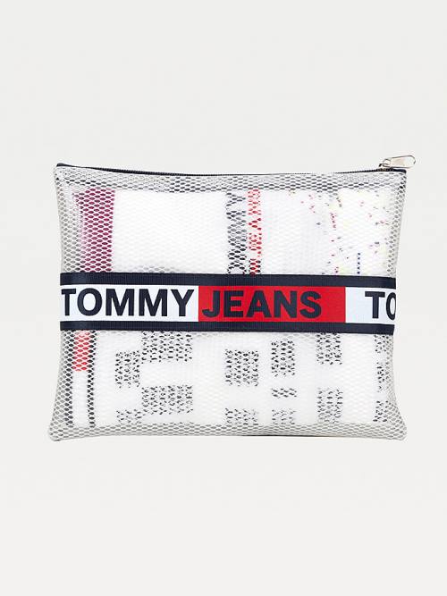 Tommy Hilfiger 3-Pack Stretch Pamut Gift Box Zokni Férfi Fehér | TH465ILK