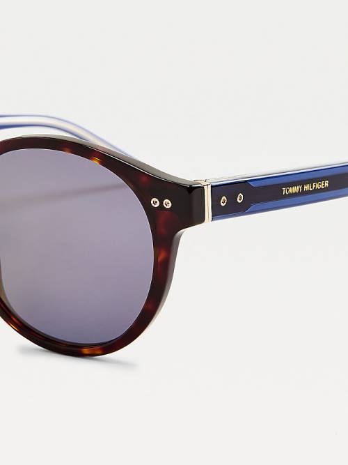 Tommy Hilfiger Acetate Napszemüveg Férfi Barna | TH917TMB