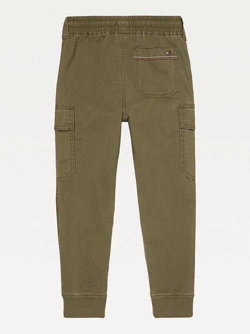 Tommy Hilfiger Adaptive Cargo Joggers Nadrág Fiú Zöld | TH184EBG