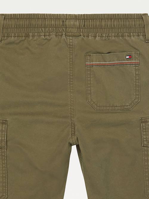 Tommy Hilfiger Adaptive Cargo Joggers Nadrág Fiú Zöld | TH184EBG