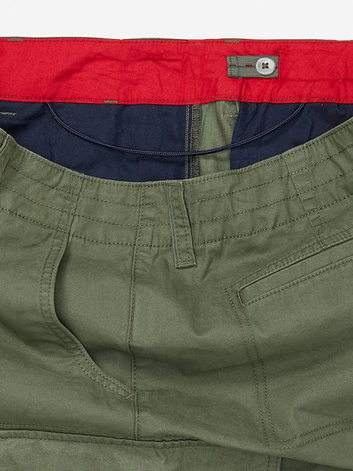 Tommy Hilfiger Adaptive Cargo Rövidnadrág Férfi Zöld | TH359PTB