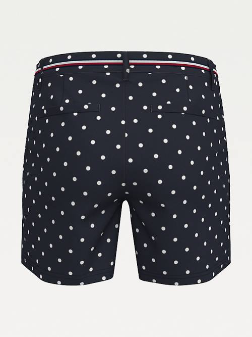 Tommy Hilfiger Adaptive Dot Print Rövidnadrág Női Kék | TH128JEB