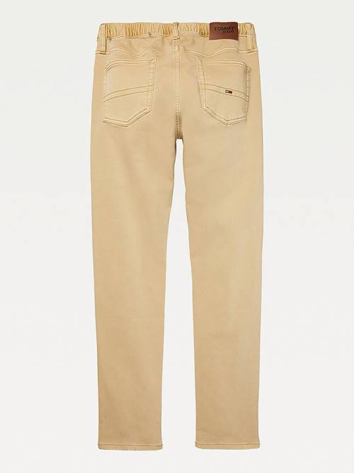 Tommy Hilfiger Adaptive Elasticated Slim Straight Farmer Férfi Khaki | TH216JUE