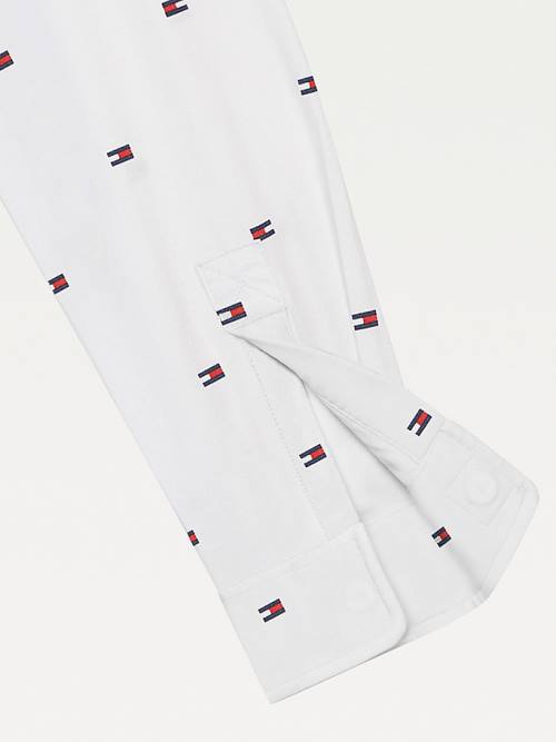 Tommy Hilfiger Adaptive Flag Woven Ingek Fiú Fehér | TH714ZPH