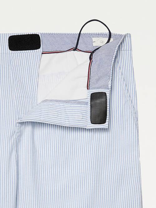 Tommy Hilfiger Adaptive Ithaca Stripe Regular Fit Rövidnadrág Férfi Kék | TH076NMZ