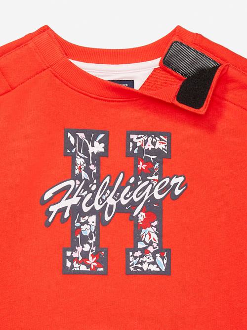 Tommy Hilfiger Adaptive Layered Look Ruha Lány Piros | TH325SML