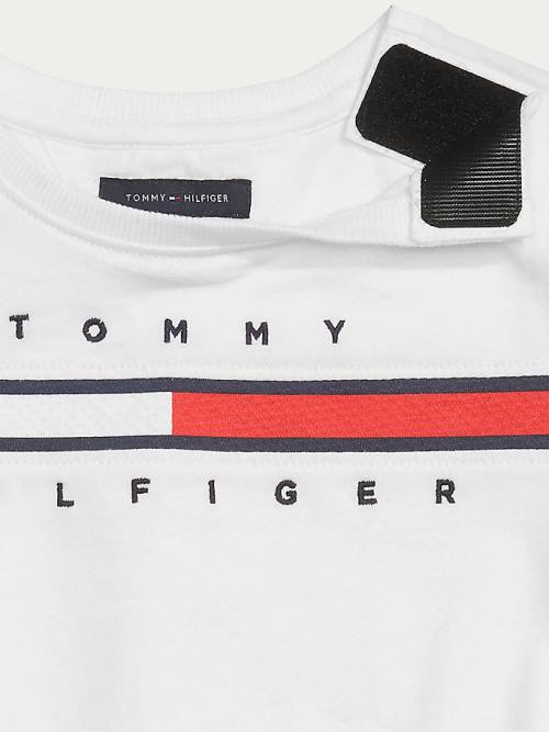 Tommy Hilfiger Adaptive Logo Pure Pamut Ruha Lány Rózsaszín | TH395VAM