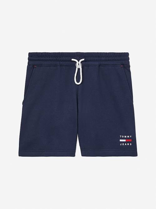 Tommy Hilfiger Adaptive Logo Rövidnadrág Női Kék | TH903JUP