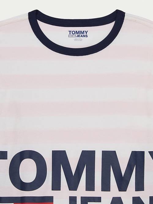 Tommy Hilfiger Adaptive Organic Pamut Póló Női Rózsaszín | TH082LQX