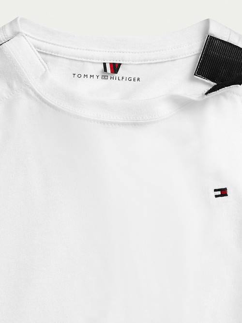 Tommy Hilfiger Adaptive Pure Pamut Póló Fiú Fehér | TH463OSL