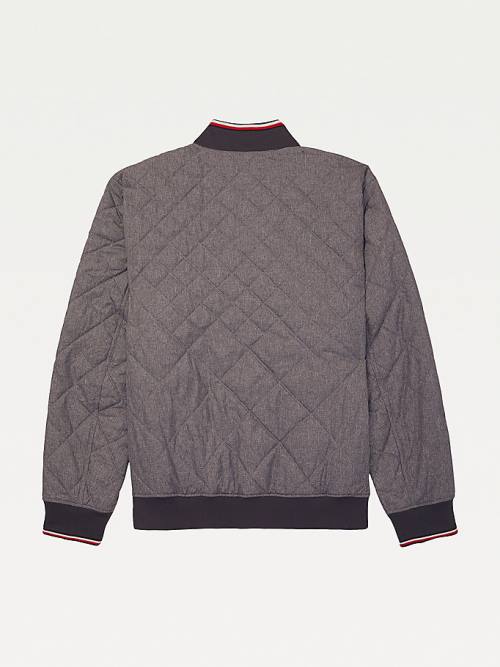 Tommy Hilfiger Adaptive Quilted Bomber Kabát Férfi Szürke | TH425WYV