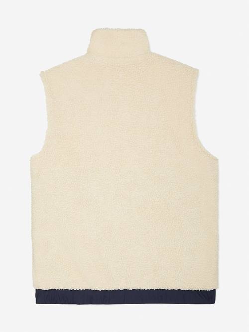 Tommy Hilfiger Adaptive Recycled Reversible Vest Dzseki Férfi Fehér | TH530YKO