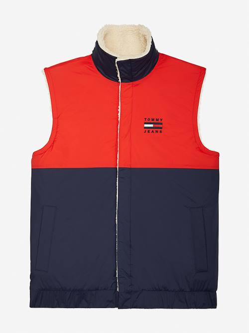 Tommy Hilfiger Adaptive Recycled Reversible Vest Dzseki Férfi Fehér | TH530YKO