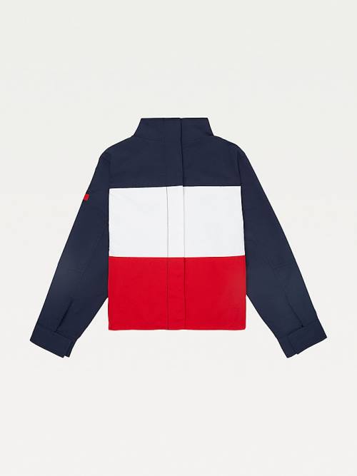 Tommy Hilfiger Adaptive Seated Fit Colour-Blocked Regatta Kabát Fiú Multi | TH324APE