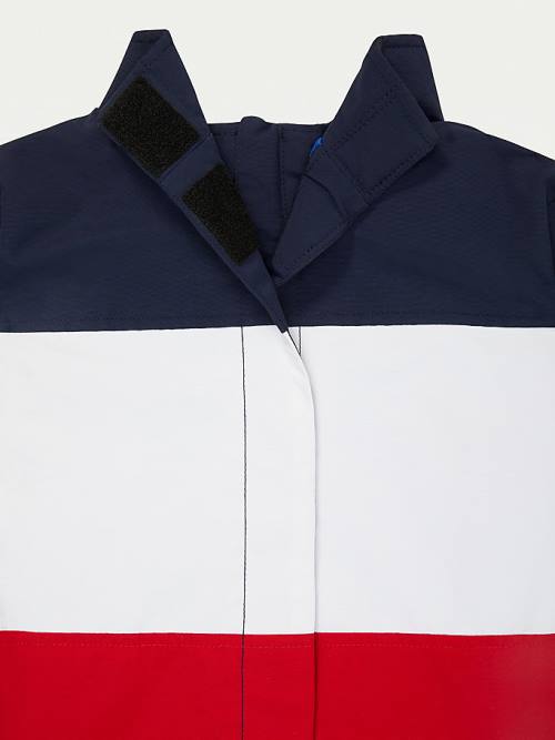 Tommy Hilfiger Adaptive Seated Fit Colour-Blocked Regatta Kabát Fiú Multi | TH324APE