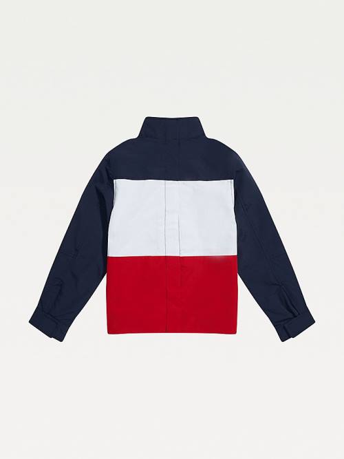 Tommy Hilfiger Adaptive Seated Wear Yachting Kabát Fiú Kék | TH379OQI