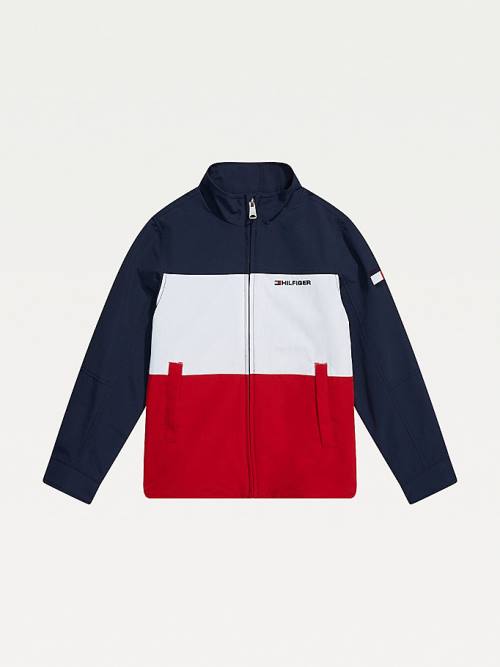 Tommy Hilfiger Adaptive Seated Wear Yachting Kabát Fiú Kék | TH379OQI