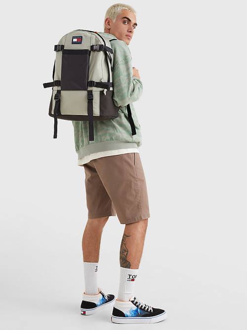 Tommy Hilfiger Adventure Backpack Táska Férfi Szürke | TH329BVT