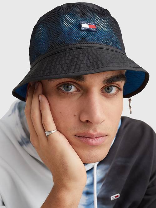 Tommy Hilfiger Adventure Reversible Bucket Kalap Férfi Fekete | TH517LQY