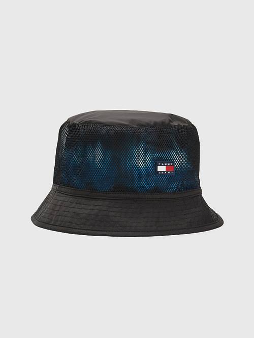 Tommy Hilfiger Adventure Reversible Bucket Kalap Férfi Fekete | TH517LQY