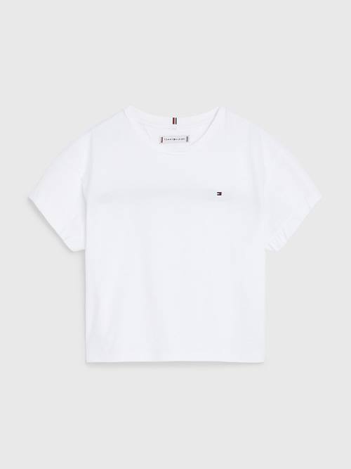 Tommy Hilfiger Back Logo Póló Lány Fehér | TH071YNH