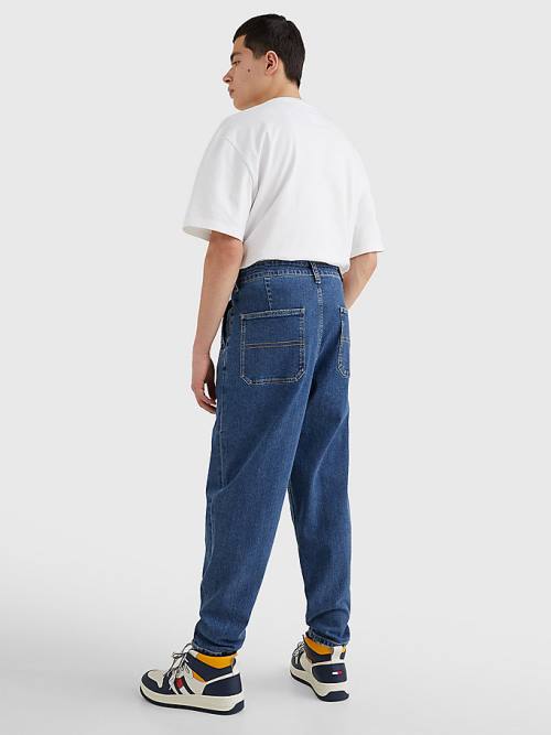 Tommy Hilfiger Baxter Loose Tapered Relaxed Faded Farmer Férfi Denim | TH028JLQ