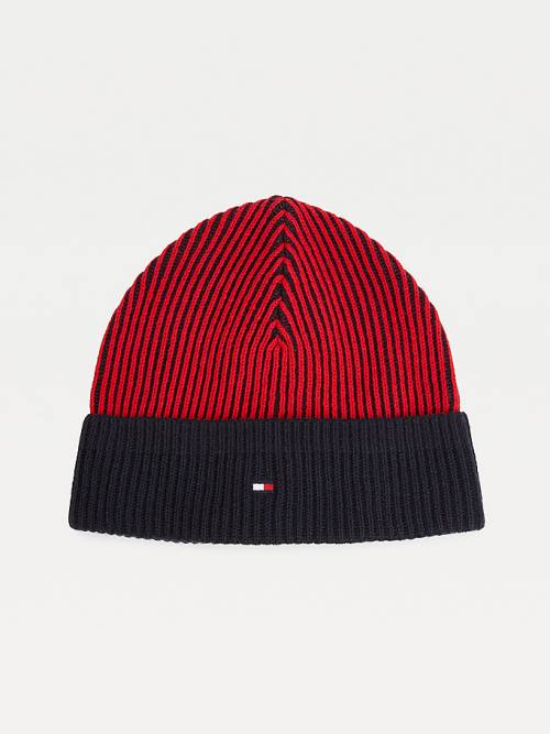 Tommy Hilfiger Beanie And Scarf Gift Set Kalap Férfi Kék | TH279YMZ