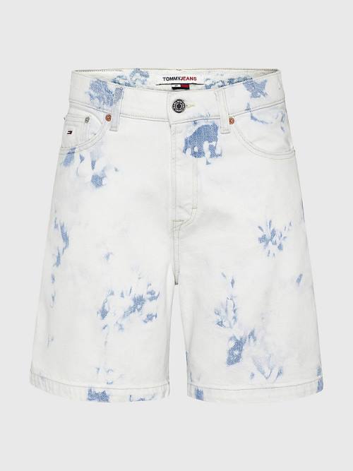 Tommy Hilfiger Betsy Acid Wash Bermuda Rövidnadrág Női Denim | TH472HEF