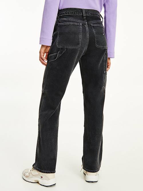 Tommy Hilfiger Betsy Mid Rise Straight Carpenter Farmer Női Denim | TH648BDY