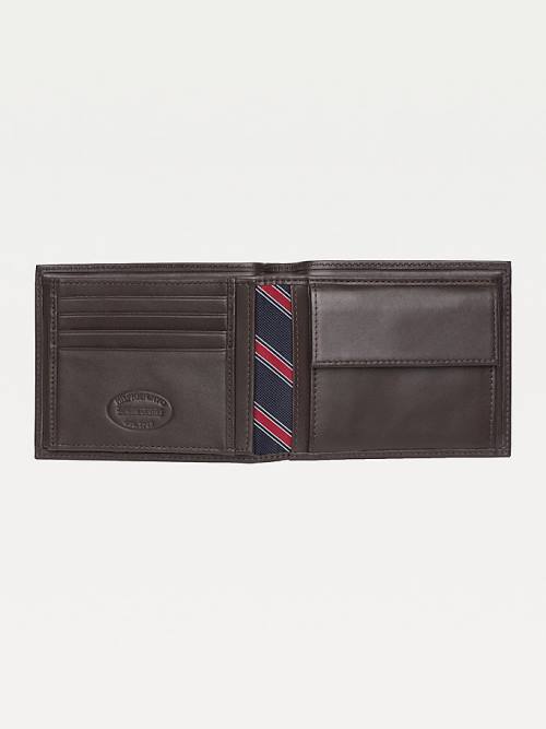 Tommy Hilfiger Bifold Bőr Pénztárca Férfi Barna | TH912JQS