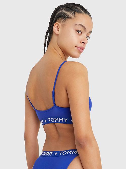 Tommy Hilfiger Bikini Bralette Fürdőruha Női Kék | TH790WZF