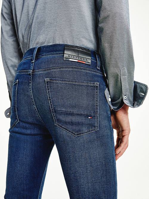 Tommy Hilfiger Bleecker Slim Faded Farmer Férfi Denim | TH480QLW