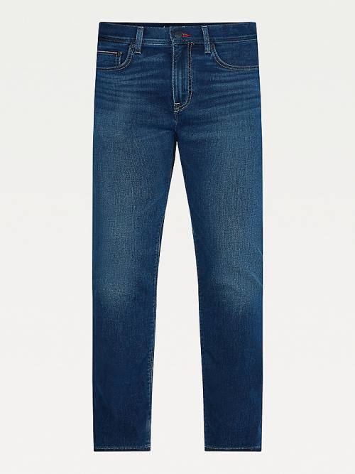 Tommy Hilfiger Bleecker Slim Faded Farmer Férfi Denim | TH480QLW