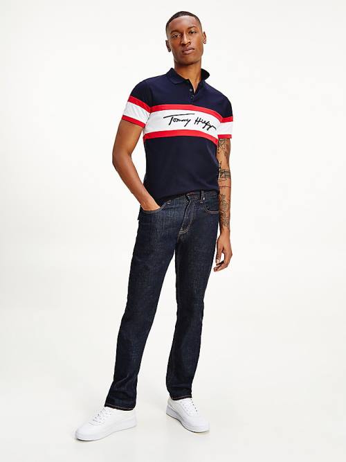 Tommy Hilfiger Bleecker Slim Farmer Férfi Denim | TH715HPL