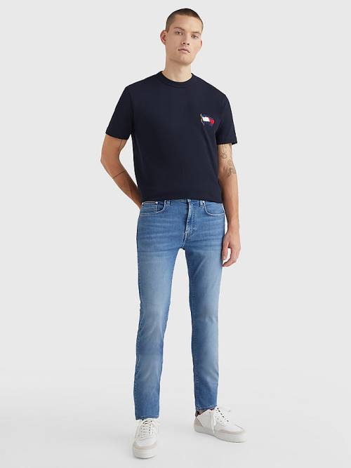 Tommy Hilfiger Bleecker Slim Farmer Férfi Denim | TH945FCN