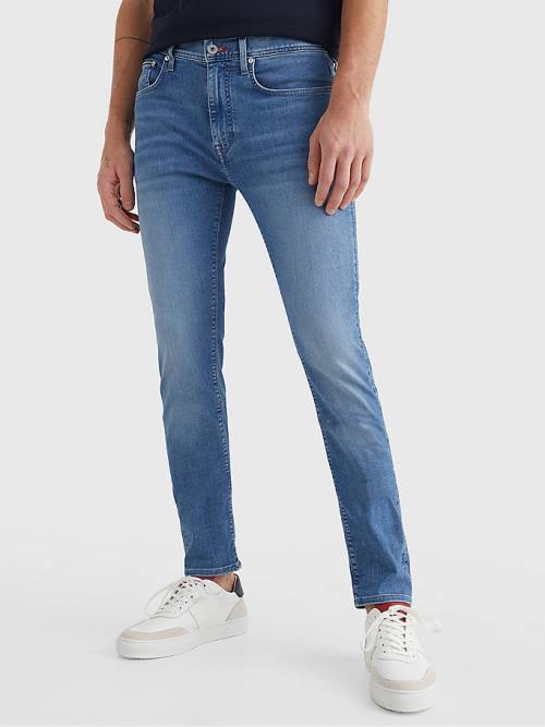 Tommy Hilfiger Bleecker Slim Farmer Férfi Denim | TH945FCN