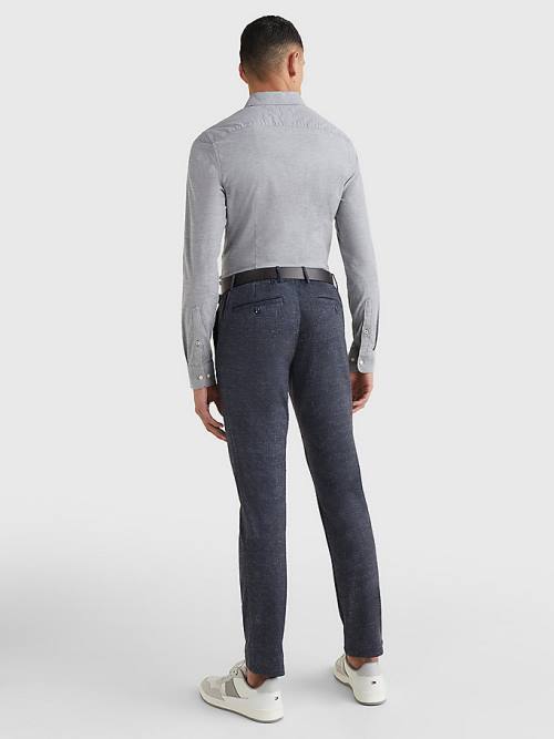 Tommy Hilfiger Bleecker Slim Fit Jersey Nadrág Férfi Kék | TH109AQF