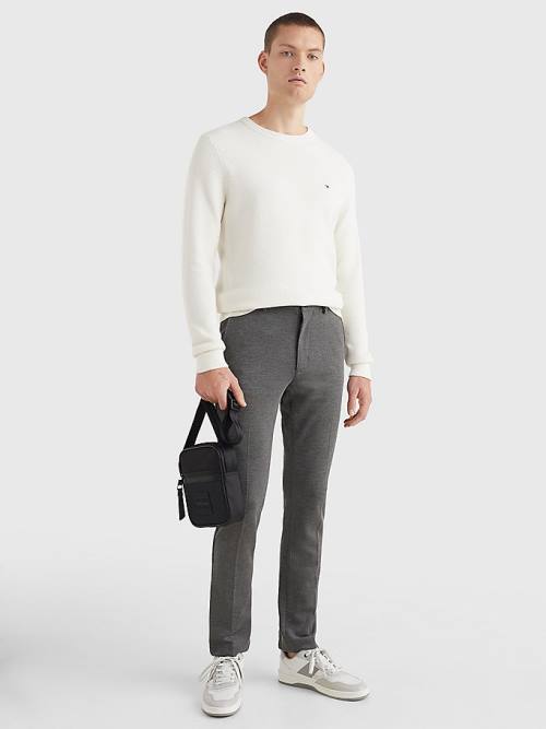 Tommy Hilfiger Bleecker Slim Fit Jersey Chinos Nadrág Férfi Szürke | TH357BNR