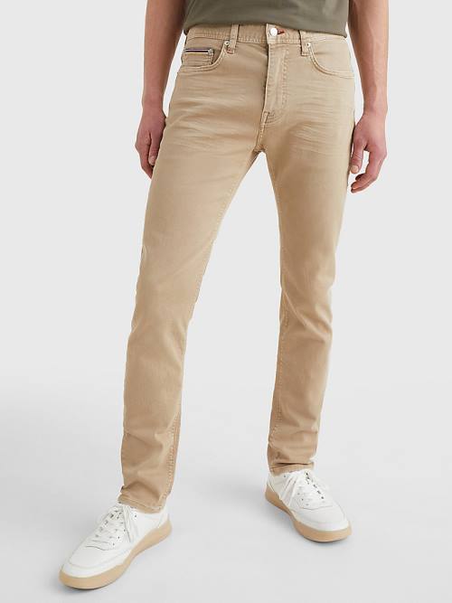 Tommy Hilfiger Bleecker Slim Solid Colour Farmer Férfi Denim | TH824CQS