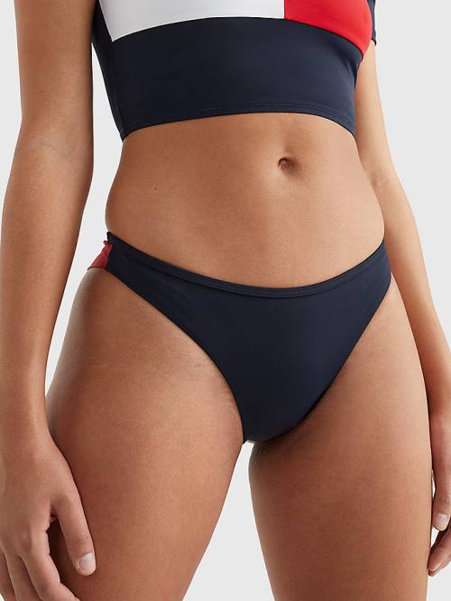 Tommy Hilfiger Brazilian Bikini Bottoms Fürdőruha Női Kék | TH095BAV