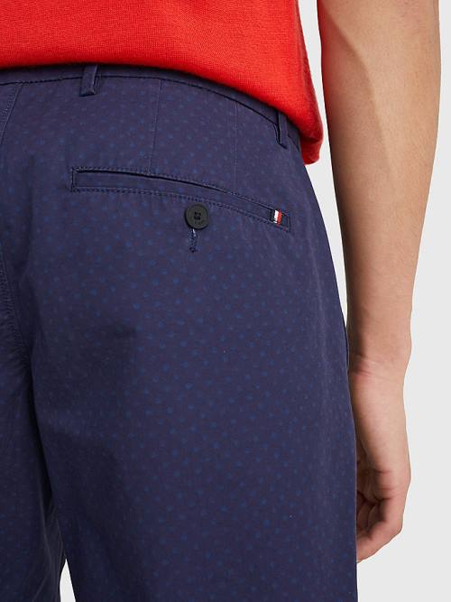 Tommy Hilfiger Brooklyn Polka Dot Rövidnadrág Férfi Kék | TH735UEN