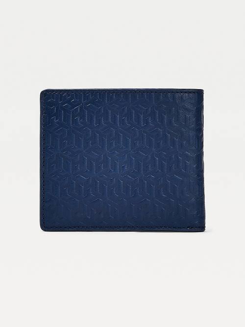 Tommy Hilfiger Business Monogram Extra Cards Coin Pénztárca Férfi Kék | TH172IBJ