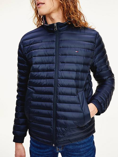 Tommy Hilfiger CORE PACKABLE DOWN Kabát Férfi Kék | TH845WKI