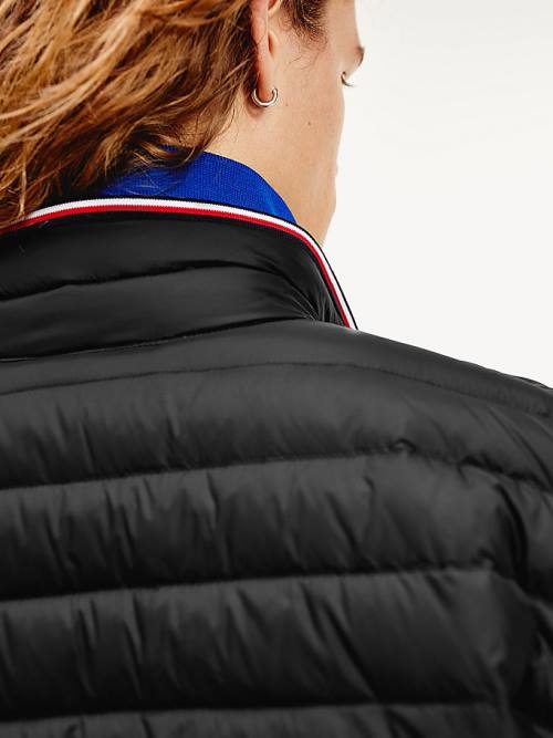 Tommy Hilfiger CORE PACKABLE DOWN Kabát Férfi Fekete | TH913XWD