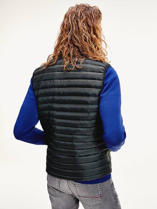 Tommy Hilfiger CORE PACKABLE DOWN VEST Dzseki Férfi Fekete | TH345NMW