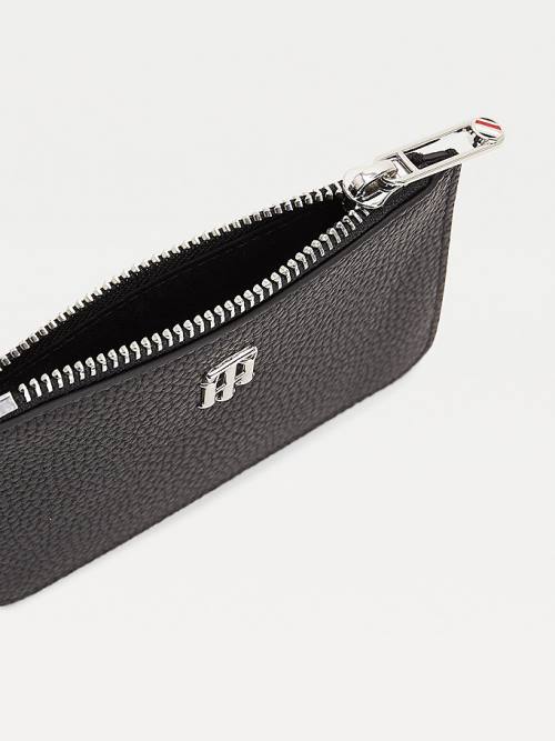 Tommy Hilfiger Card Holder Pénztárca Női Fekete | TH406TEB