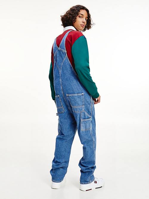 Tommy Hilfiger Carpenter Denim Dungarees Farmer Férfi Denim | TH357YCN