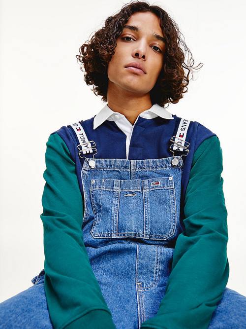 Tommy Hilfiger Carpenter Denim Dungarees Farmer Férfi Denim | TH357YCN