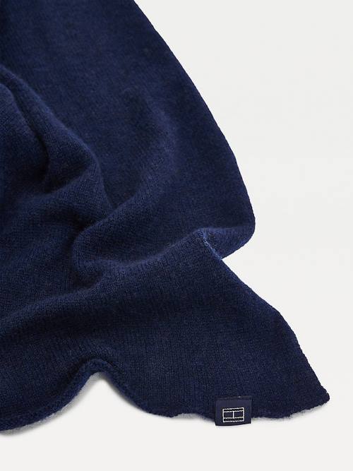 Tommy Hilfiger Cashmere Blend Sál Női Kék | TH964EDA