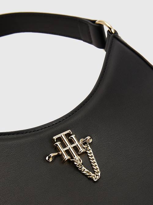 Tommy Hilfiger Chain Shoulder Táska Női Fekete | TH025REO